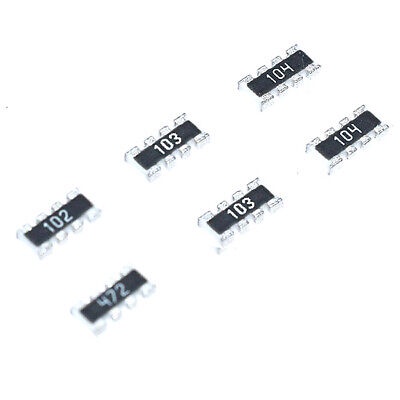 10pcs 0603  8P4R 2*4P Network Resistor SMD array  220R ~ 20K Ohm