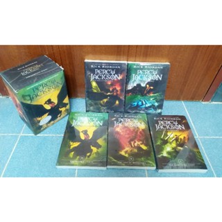 ภาษาอังกฤษครบชุด Box Set เพอร์ซีย์ แจ็กสัน เล่ม 1-5 Percy Jackson and the Olympians box set The Lightning Thief