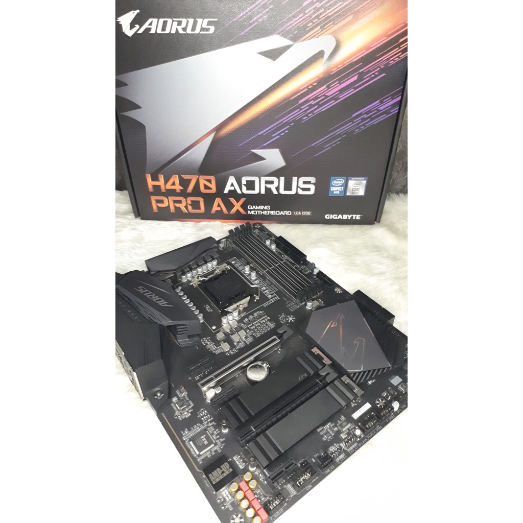 MAINBOARD (เมนบอร์ด) 1200 GIGABYTE H470 AORUS PRO AX