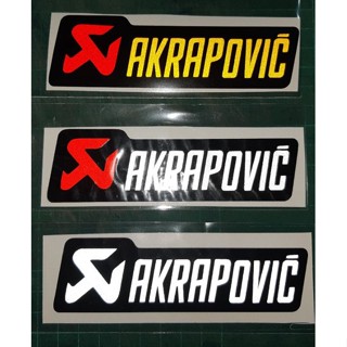 💥สติ๊กเกอร์ติดท่อ  #AKrapovic💥สะท้อนแสง💯%🚀แบบตัดสะท้อนแสงพร้อมส่งจร้า📮📮