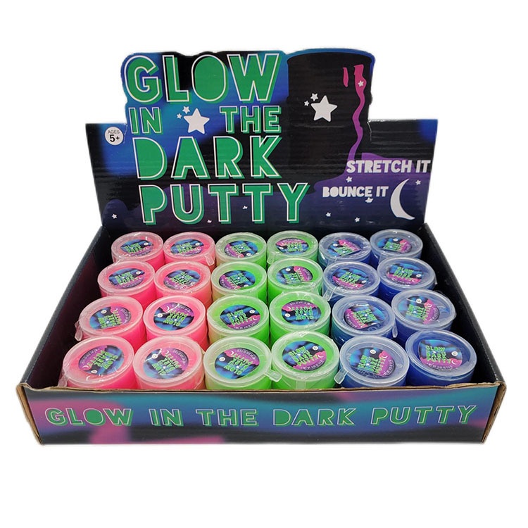พร้อมส่ง New slime สไลม์ เรืองแสง ยืด เด้ง ไม่ติดมืด