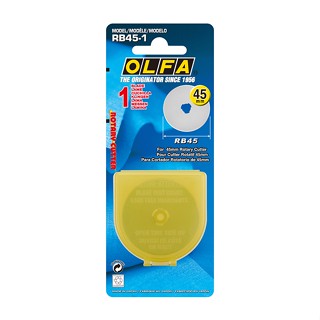 OLFA ใบมีดคัตเตอร์โรตารี่ RB-45-1 ขนาด 45 มม. แบบตัดตรง