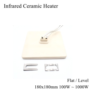 180x180mm 220V IR Infrared Ceramic Heater Air Heating Flat Level Plate Brick Board Top Bottom BGA Rework Station Solderi