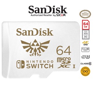 SanDisk microSDXC for the Nintendo Switch 64GB,128GB (SDSQXAT) Memory เมมโมรี่ Game Nintendo Switch Lifetime Warranty