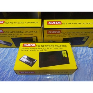 NETWORK ADAPTER SATA สำหรับเครื่อง PS2(ตัวหนา) เล่นเกมส์ผ่าน HDD SATA โหลดเร็ว...ฉับไว