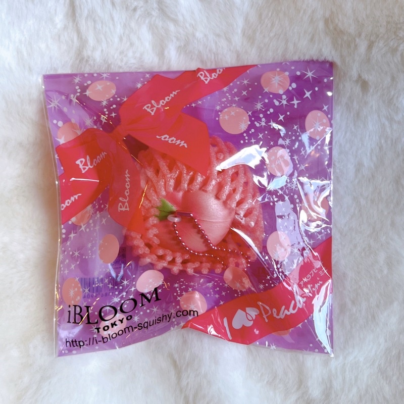 [มือ2] สกุชชี่ ibloom พีชมินิ (อ่านรายละเอียดก่อนสั่งซื้อ)