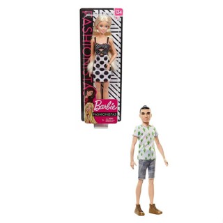 Barbie ตุ๊กตาบาร์บี้แฟชั่นนิสต้า รุ่น BD059+FBR37+DWK44