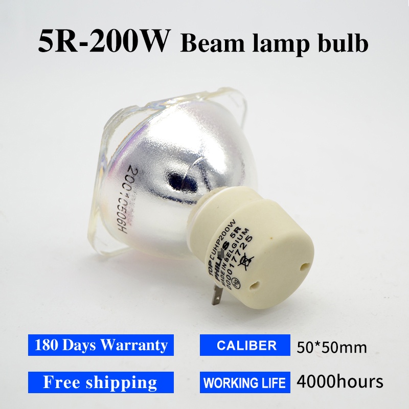 Free shipping 5R 200W /7R 230W LAMP Moving Beam 200 Lamp 5r Beam 200 5r 230w 7r Lamp metal halide La