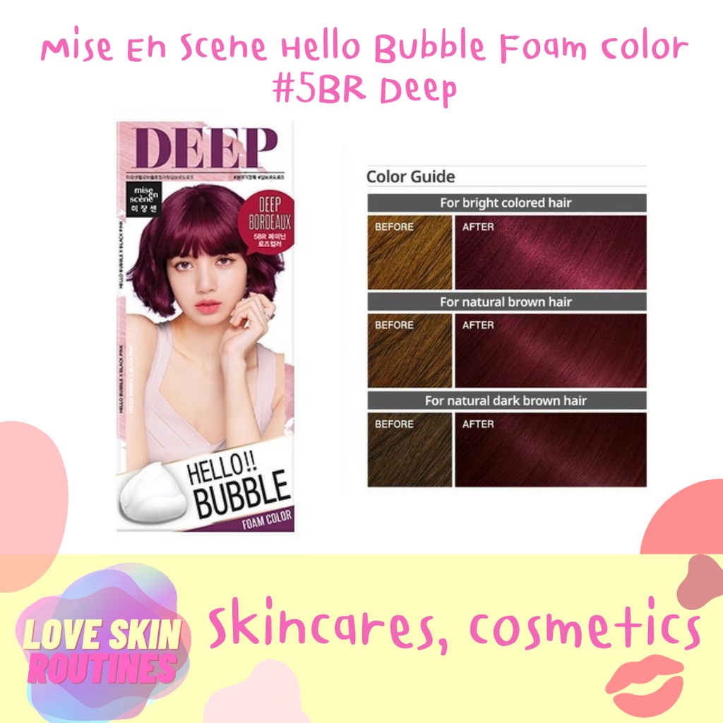 Mise En Scene Hello Bubble Foam Color #5BR Deep