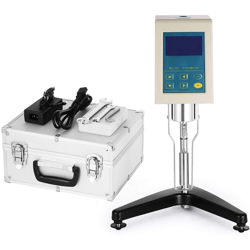 เครื่องวัดความดันดิจิทัล Viscometer 1~100000 เครื่องวัดความหนืดดิจิทัล NDJ-5S NDJ5S