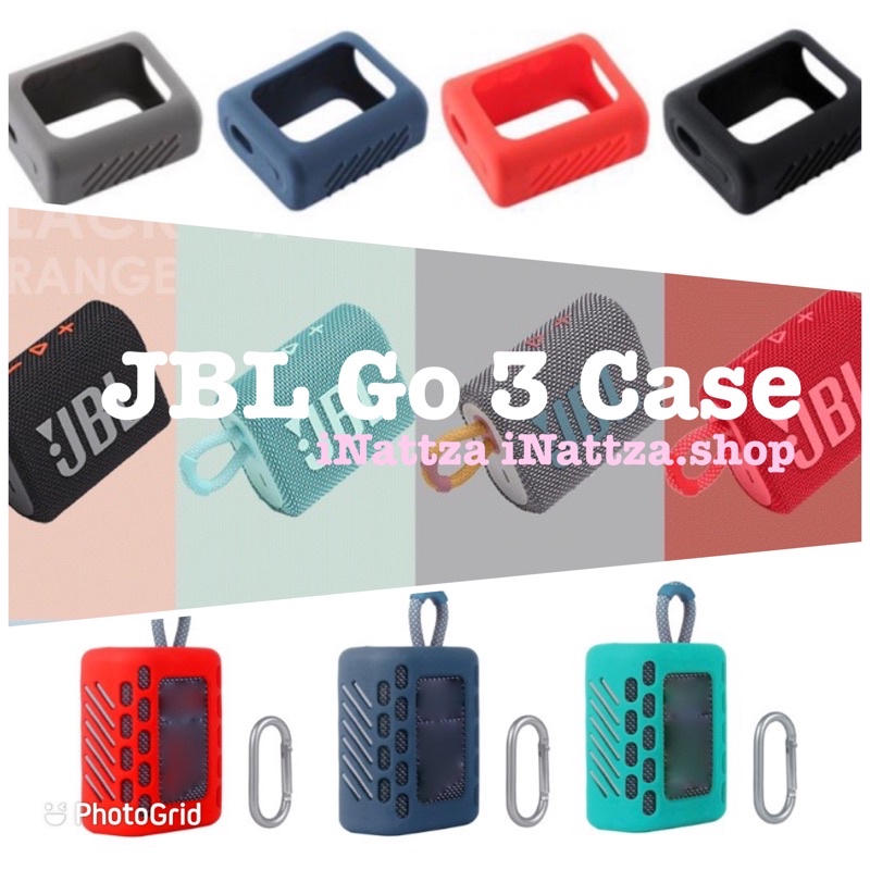 <พร้อมส่ง>(2)เคส JBL Go 3 ลำโพงบลูทูธไร้สาย  (Silicone case JBL Go 3)