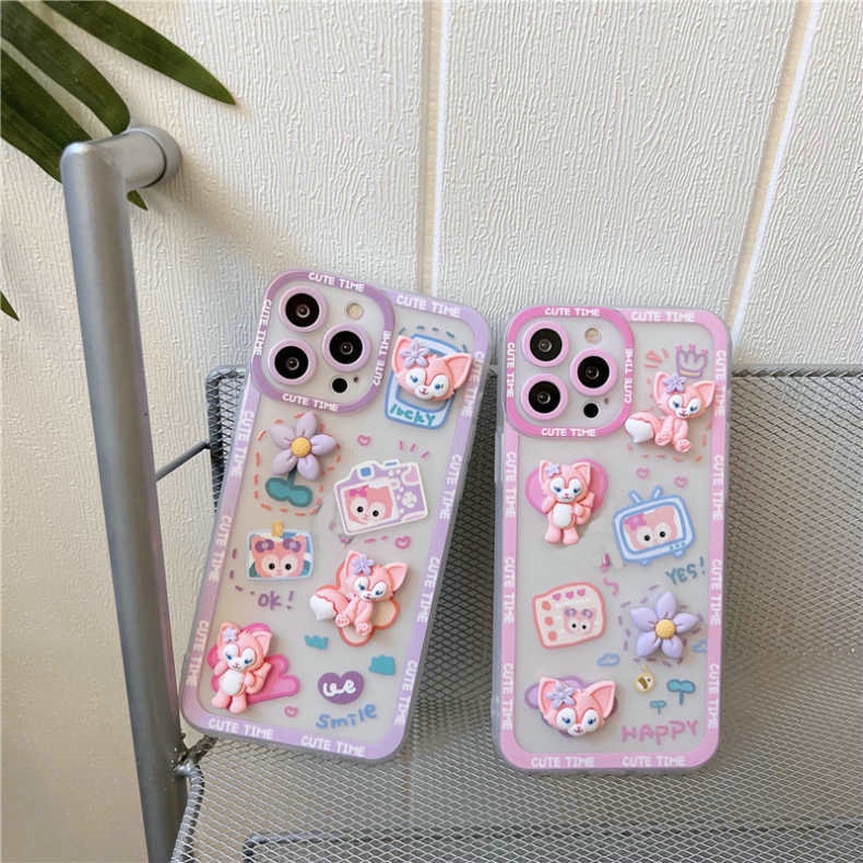 Cute Casing Huawei Nova 8 8i 7i 3i 7 SE 5T 4E Y9 Prime 2019 Y9S Y7A Mate 30 40 P20 P30 P40 P50 Pro Honor 20 Lite Cartoon LinaBell Flowers 3D Doll Fine Hole Angel Eyes Lens protection straight Clear Full Soft Phone Back Case Cover STD 16 - รูปที่ 7