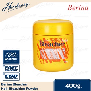 Berina บอริน่า​ Bleacher Hair Bleaching Powder 400g. บลีชเชอร์ แฮร์ บลีชชิ่ง พาวเดอร์ (ไม่รวมไฮโดรเจน) ผงฟอกสีผม