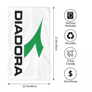 Diadora (3) ผ้าขนหนู ทรงสี่เหลี่ยม ดูดซับน้ํา 70x40 ซม. สําหรับเล่นกีฬา ฟิตเนส โยคะ กลางแจ้ง