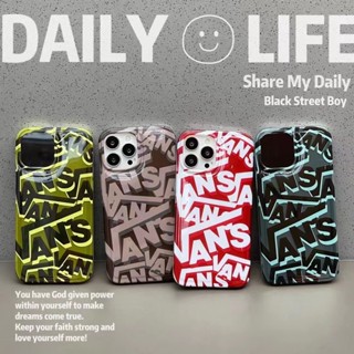 เคสโทรศัพท์มือถือ แบบใส ลาย vans Bright semi สําหรับ iphone 14pro max 14max 13 pro max 12 pro max 11