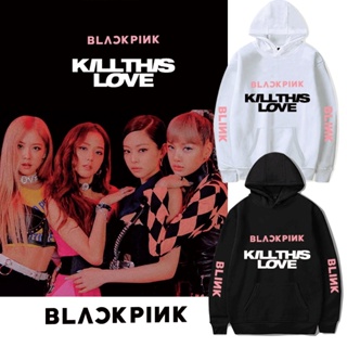 🔥751🔥พร้อมส่ง ส่งไว ทันใจ ร้านคนไทยค่ะ❤️เสื้อสเวตเตอร์ BLACK PINK