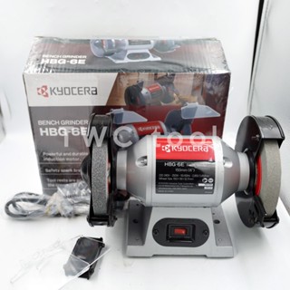 KYOCERA ( RYOBI ) มอเตอร์หินไฟ 6" หินไฟ หินเจียรแท่น HBG-6E 6 นิ้ว