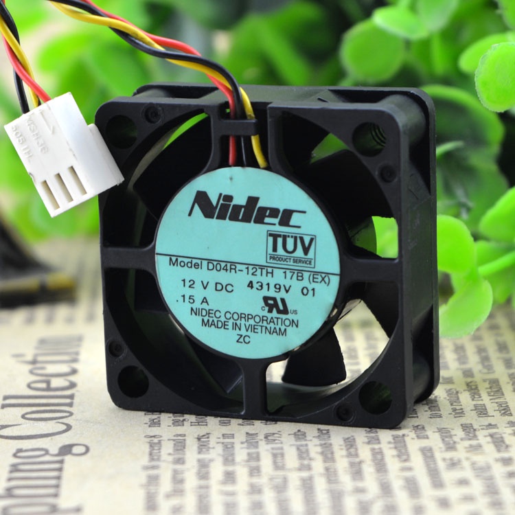 YY 4CM 4015 พัดลม 12V 0.15A D04R-12TH 17B
