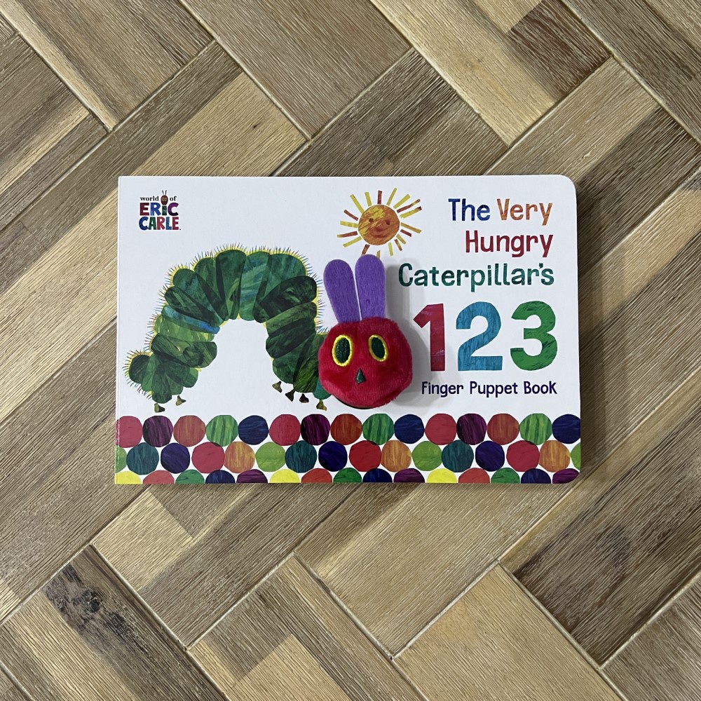 หนังสือหุ่นนิ้วมือ The Very Hungry Caterpillar 123 สําหรับนับจํานวน