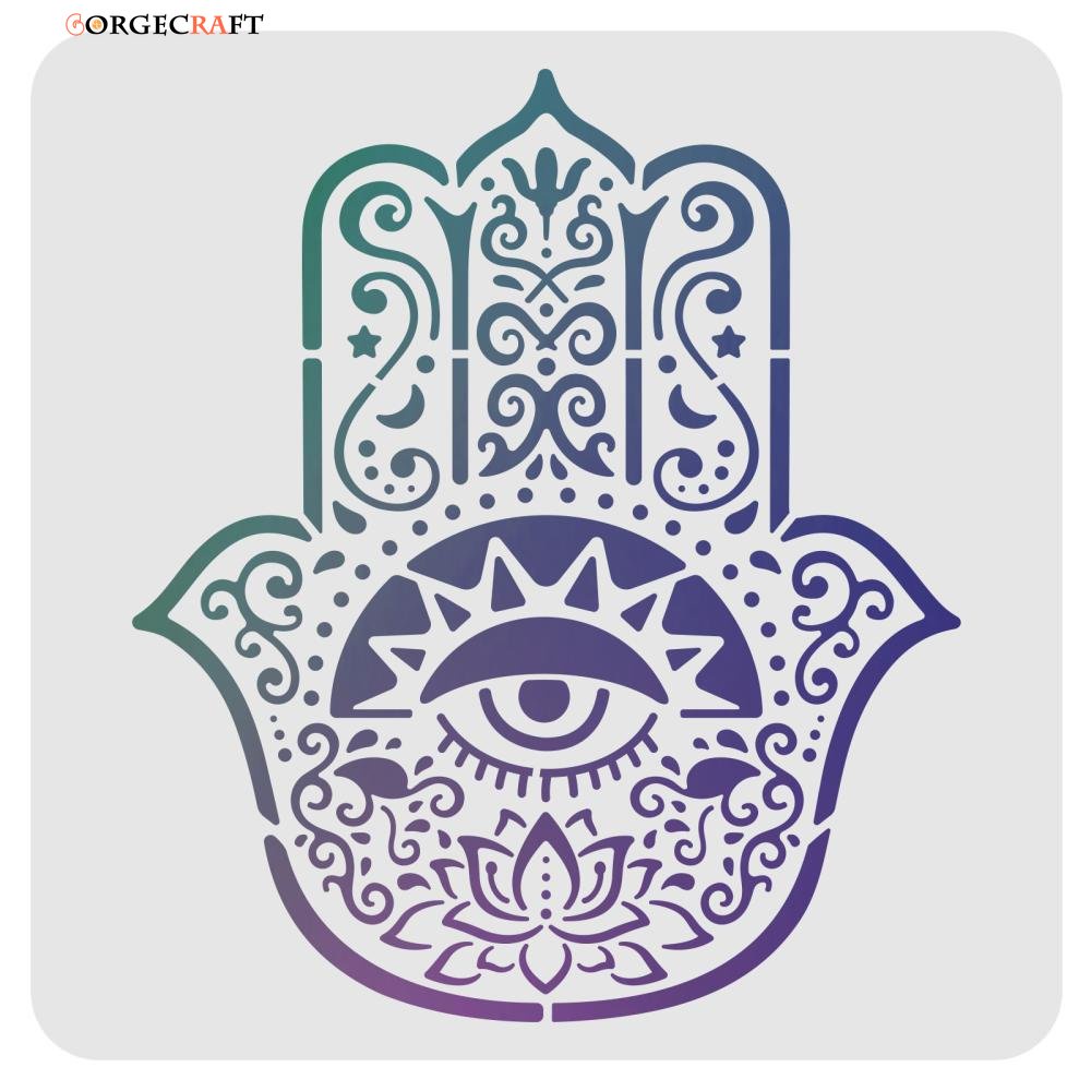 แม่แบบพลาสติก ลายฉลุ 300x300 มม. ใช้ซ้ําได้ สําหรับวาดภาพ บนกระดาษ ผนัง เฟอร์นิเจอร์ พื้นไม้ 1 ชิ้น