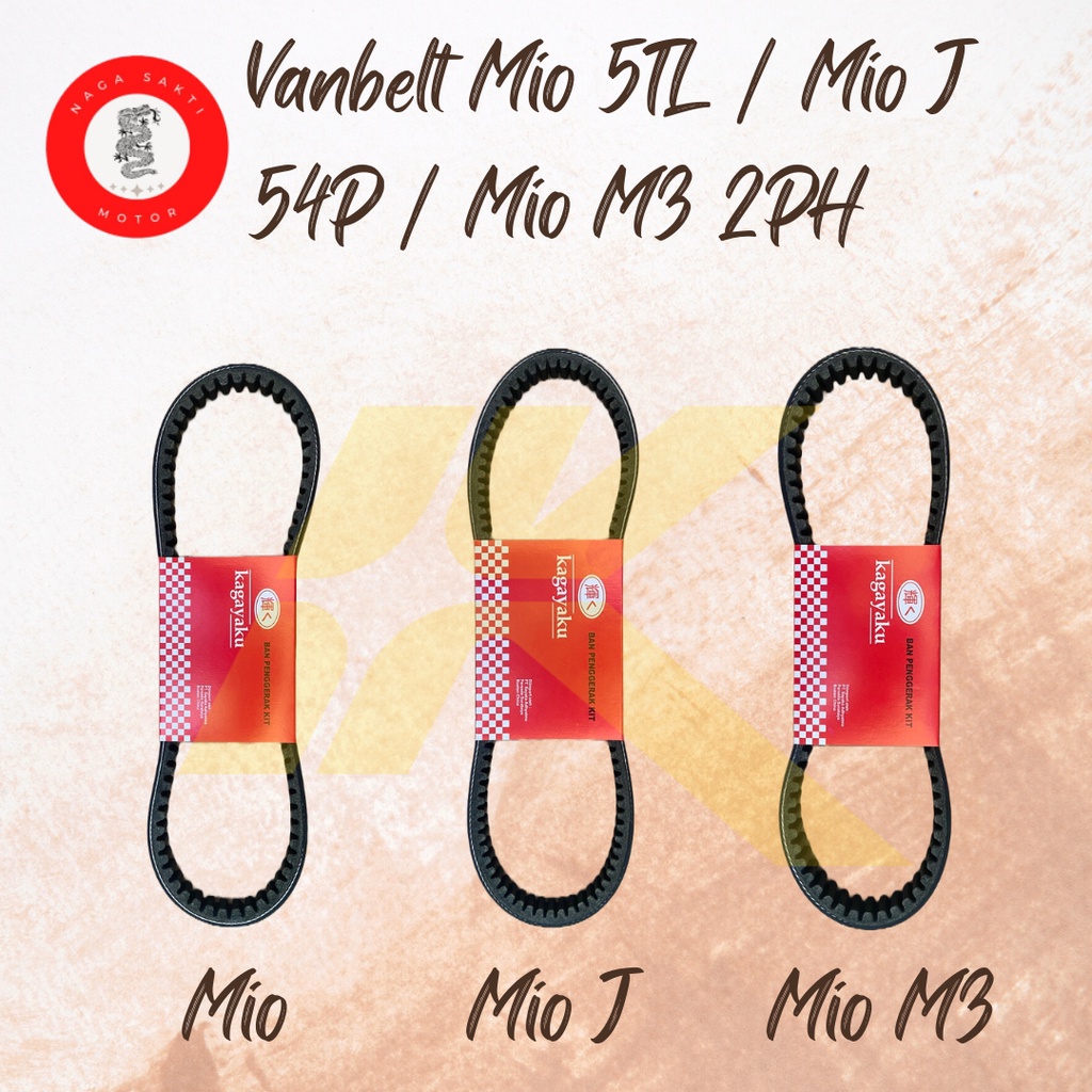VAN BELT / VANBELT MOTOR MIO 5TL / MIO J 54P / MIO M3 2PH KAGAYAKU
