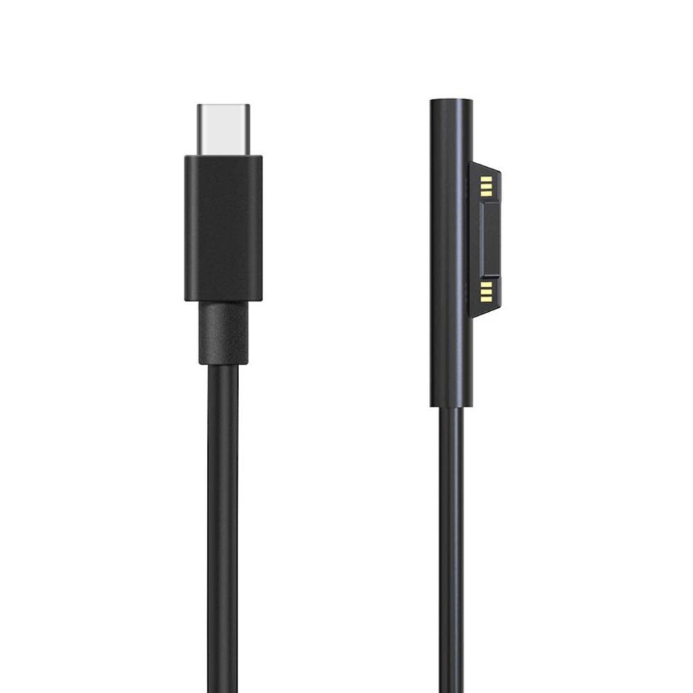 สายชาร์จ USB-C สําหรับแล็ปท็อป Microsoft Surface, Surface Book 2, Surface Pro 6/ Pro 5/Pro 4/Pro 3, 