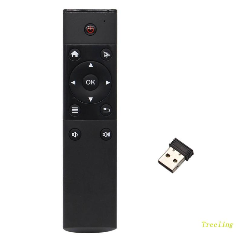 123 บาท Treeling T8C 2.4GHz แอร์เมาส์ รีโมตควบคุม แบบไร้สาย ขนาดเล็ก สําหรับ XBMC Androids TV Box HTPC Home Appliances