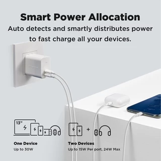Innergie C3 Duo USB-C Power Adapter 30W
