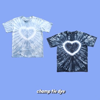 เสื้อมัดย้อม โอเวอร์ไซส์ ลายหัวใจ TIE DYE HEART