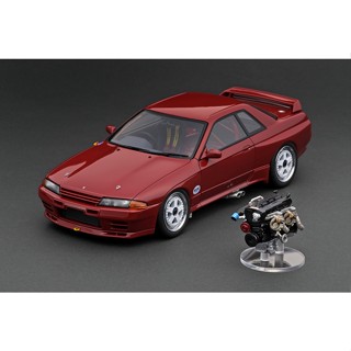 Ignition Model NISSAN SKYLINE GT-R (R32 GROUP-A RACING) With Engine