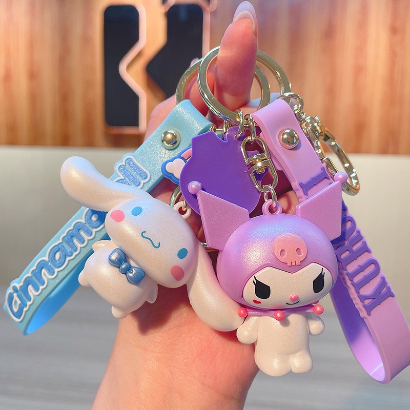 ของแท้ พวงกุญแจ จี้ห้อยกระเป๋า Sanrio Kuromi น่ารัก ของขวัญ