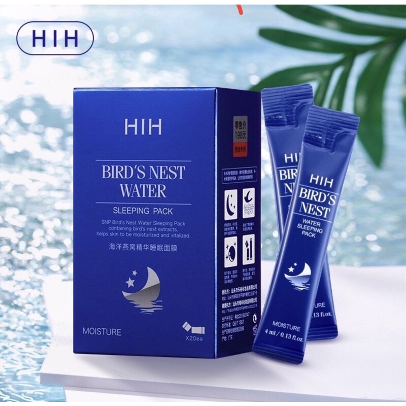 [โปรเด็ด 🔥ของแท้💯%] มาร์คคอลลาเจน รังนก มาร์ครังนก HIH สลีปปิ้งมาร์ค Sleeping หน้ากระจ่างใส ลดริ้วรอ