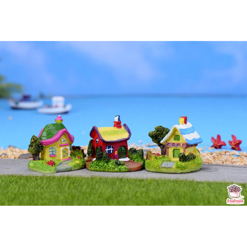 หมู่บ้านหรรษา ตุ๊กตาจิ๋ว โมเดลจิ๋ว แต่งสวน ตุ๊กตาแต่งสวนจิ๋ว - รูปที่ 5