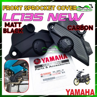 ฝาครอบหม้อหน้า เนื้อแมตต์ คาร์บอน สีดํา สําหรับ Yamaha LC135 NEW LC135 V2 V3 V4 V5 V6 V7