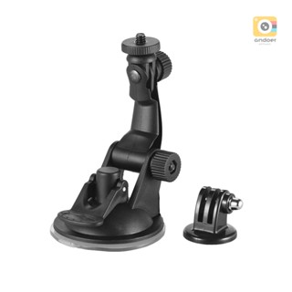 Action Camera Accessories Car Suction Cup Mount + Tripod Adapter for  hero 7/6/5/4 SJCAM /YI