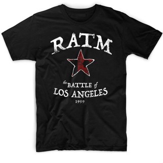 เสื้อยืด พิมพ์ลาย Band RAGE AGAINST THE MACHINE - LA 99