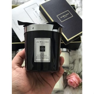 JO MALONE  WOODSAGE CANDLE 200G ▪️ INBOX ซีลWITH PAPER BAG ▪️ ส่งฟรีส่ง1599.-JO MALONE  WOODSAGE CANDLE 200G ▪️ INBOX ซี