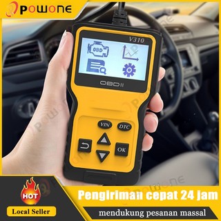 OBD2 Scanner Alat Diagnostik Mesin Trouble Code Reader V310 OBD 2 Mobil Scanner Universal Mesin Mobil New Version K310