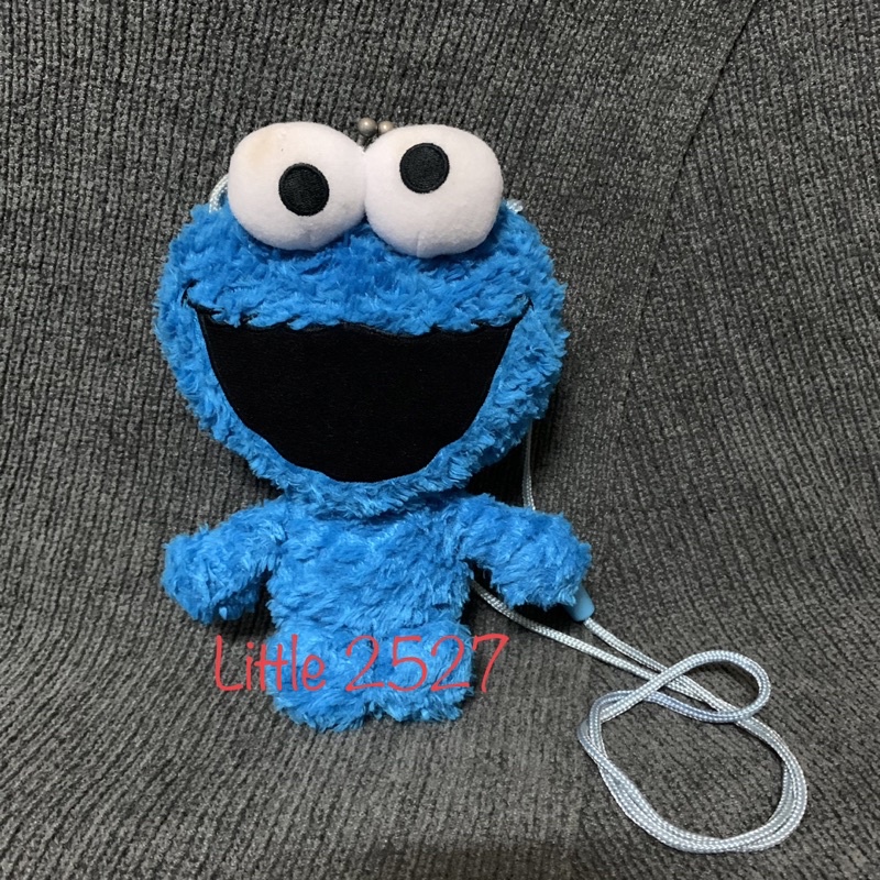 กระเป๋าสะพายข้าง : Sesame Street-Cookie Monster (Universal Studios Japan) [ สูง 15 เซนติเมตร]