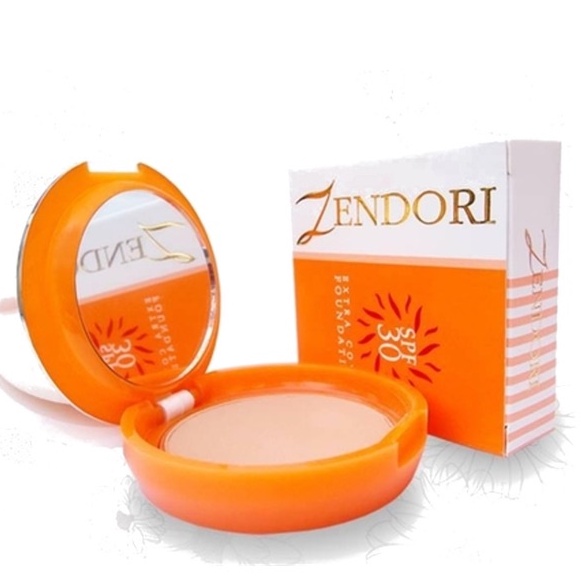 Zendori Extra Cover Foundation SPF30+ 10g เซนโดริ เอ็กซ์ตร้า คัฟเวอร์ ฟาวเดชั่น แป้งเซนโดริผสมรองพื้น (1ชิ้น)