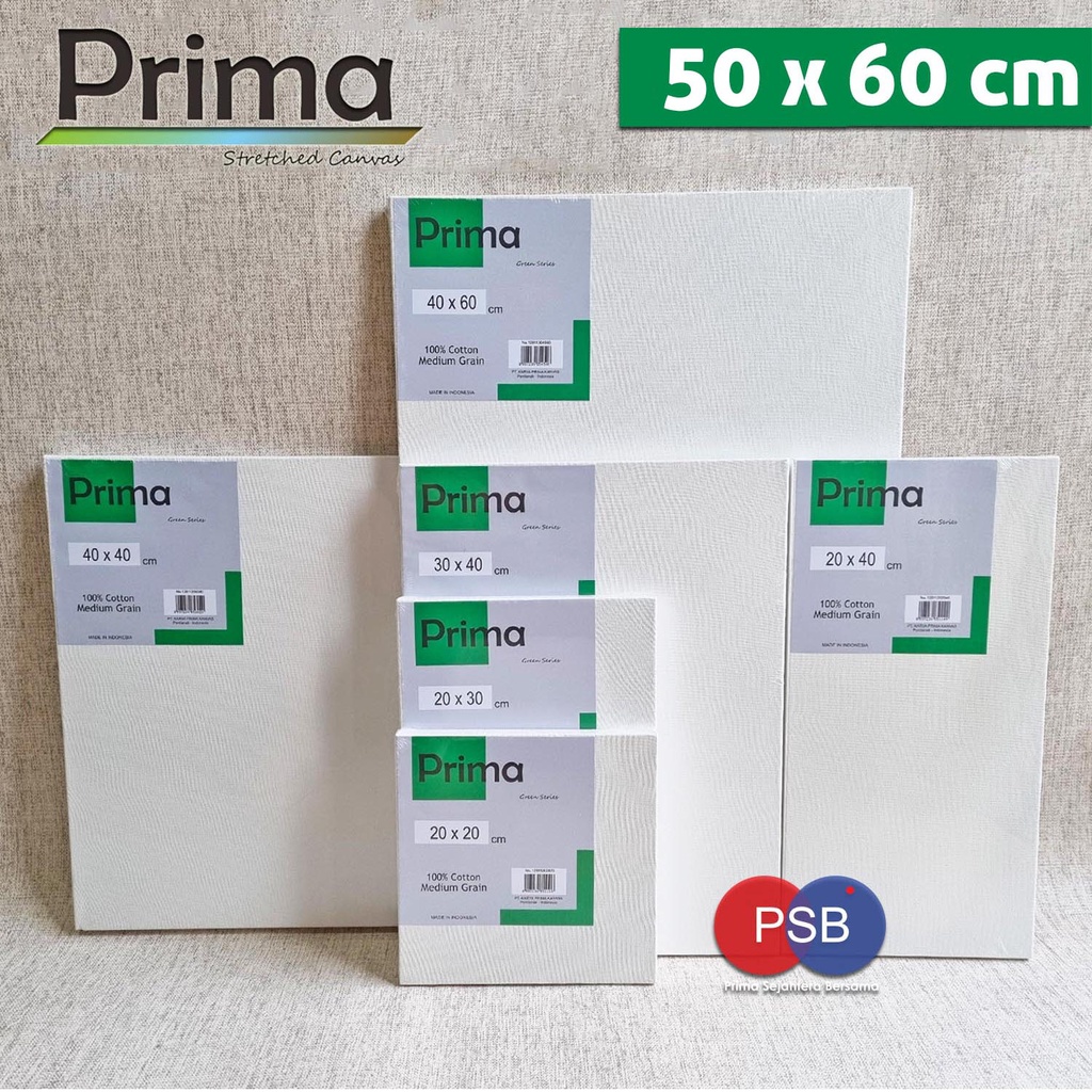 Prima Painting Canvas 50x60 cm Green Series / Painting Canvas