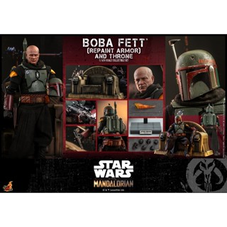 Hot Toys TMS056 1/6 Star Wars: The Mandalorian™ - Boba Fett (Repaint Armor) and Throne