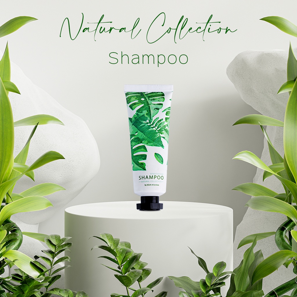 แชมพูโรงแรม รุ่น Natural Shampoo ของใช้ในโรงแรม ของโรงแรม อเมนิตี้ Hotel Amenities