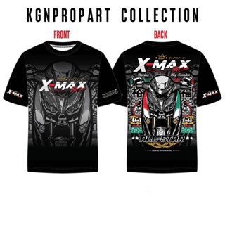 ลายใหม่ 2023 Xmax. เสื้อเชิ้ต Xmax. ใส่ขับรถไปเที่ยว