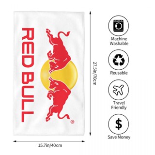 Red Bull (1) ผ้าขนหนู ทรงสี่เหลี่ยม ดูดซับน้ํา 70x40 ซม. สําหรับเล่นกีฬา ฟิตเนส โยคะ กลางแจ้ง