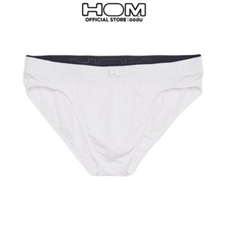 HOM (ออฮ์ม) รุ่น 400213-003 กางเกงในชาย Mini Brief ผ้า Modal ไร้ตะเข็บบนกางเกงเพื่อช่วยลดแรงเสียดทานและให้ความสบายสูงสุด