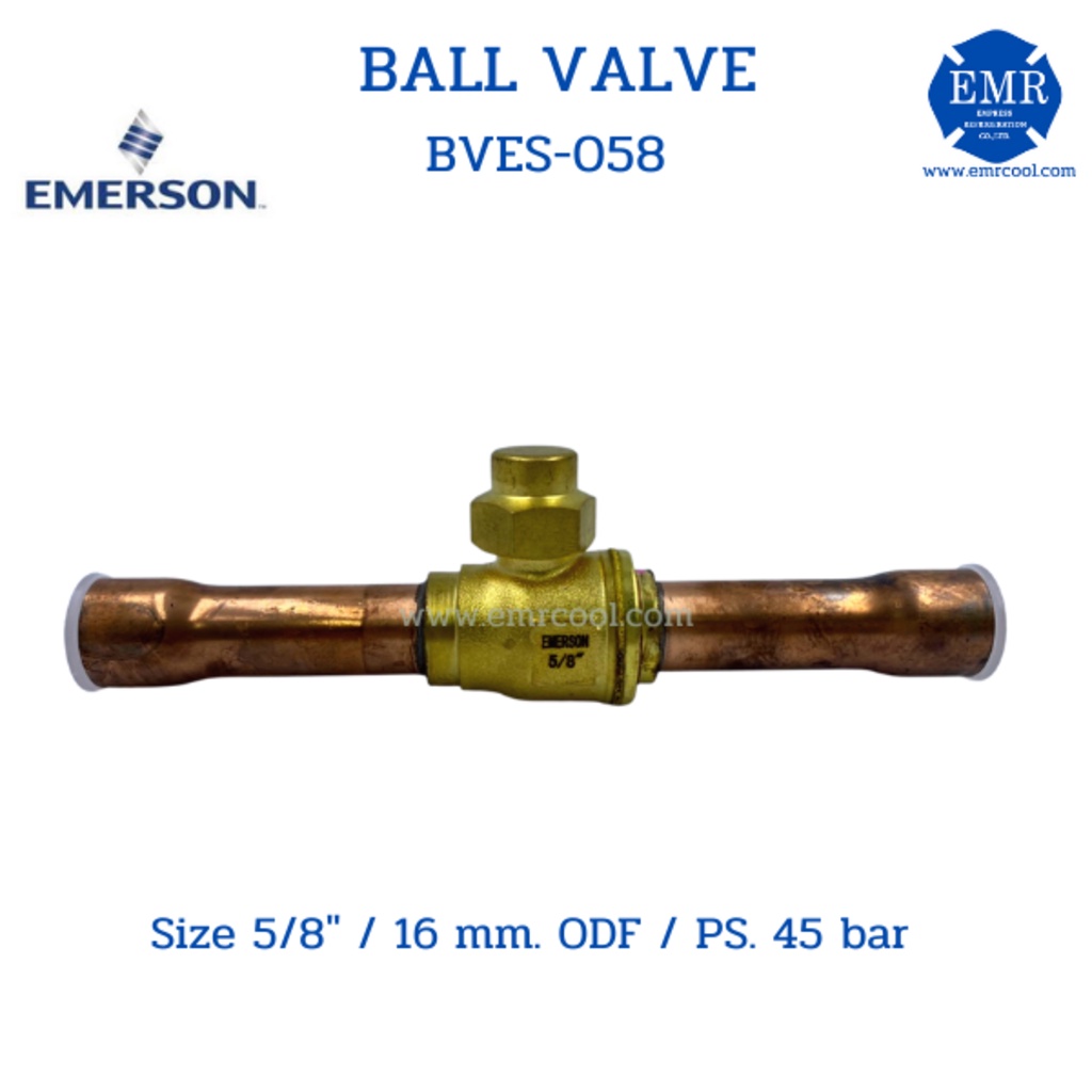 EMERSON (อิเมอร์สัน) บอลวาวล์ BALL VALVE BVES-058