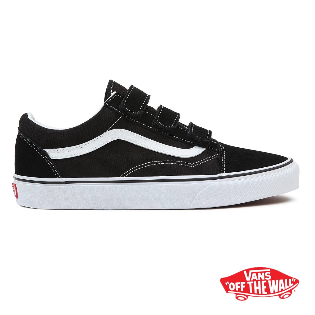 all black vans white laces