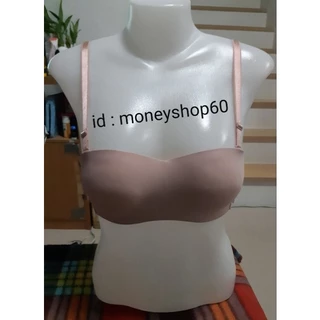 *Anny 9686 เสื้อในเกาะอก ฟองน้ำหนา 4.5 cm ไม่มีโครง ถอดสายได้ อกดูมๆๆ ในพริบตา ถอดสายได้