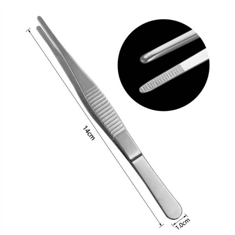 Cutep Professional Stainless-Steel Precision Tweezer 12 5 14 16 18 สําหรับ cm Curved Force - รูปที่ 5